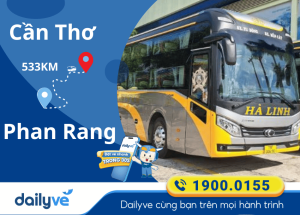 Vé xe từ Cần Thơ đi Phan Rang