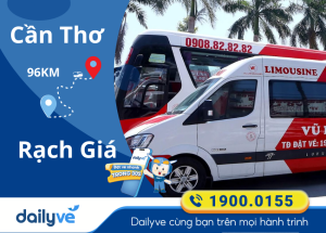 Vé xe từ Cần Thơ đi Rạch Giá