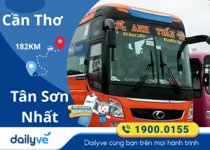 Vé xe từ Cần Thơ đi Tân Sơn Nhất