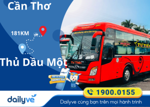 Vé xe từ Cần Thơ đi Thủ Dầu Một