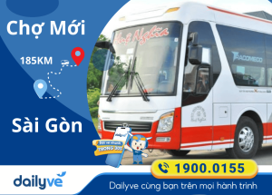 Vé xe từ Chợ Mới đi Sài Gòn