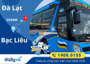 Vé xe từ Đà Lạt đi Bạc Liêu