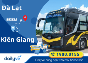 Vé xe từ Đà Lạt đi Kiên Giang