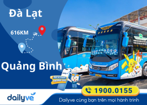 Vé xe từ Đà Lạt đi Quảng Bình