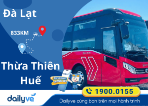 Vé xe từ Đà Lạt đi Thừa Thiên Huế