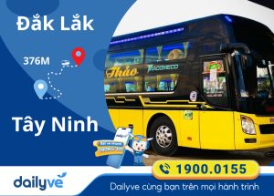 Vé xe từ Đắk Lắk đi Tây Ninh
