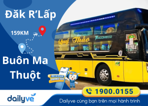 Vé xe từ Đăk R' Lấp đi Buôn Ma Thuột