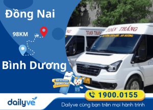 Vé xe từ Đồng Nai đi Bình Dương