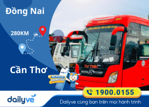 Vé xe từ Đồng Nai đi Cần Thơ