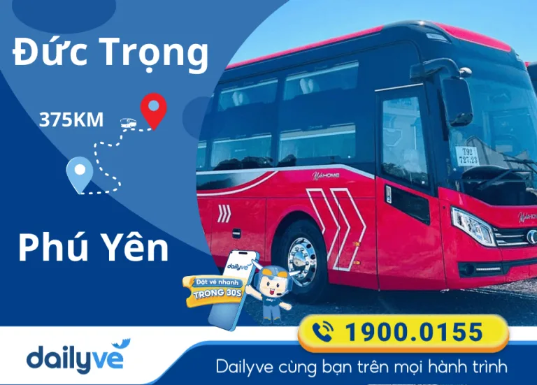 Vé xe từ Đức Trọng đi Phú Yên
