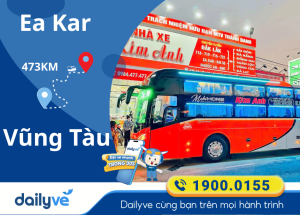 Vé xe từ Ea Kar đi Vũng Tàu