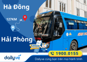 Vé xe từ Hà Đông đi Hải Phòng