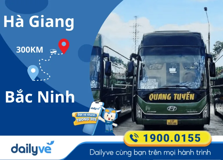 Vé xe từ Hà Giang đi Bắc Ninh