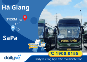 Vé xe từ Hà Giang đi SaPa