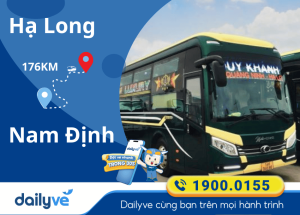 Vé xe từ Hạ Long đi Nam Định