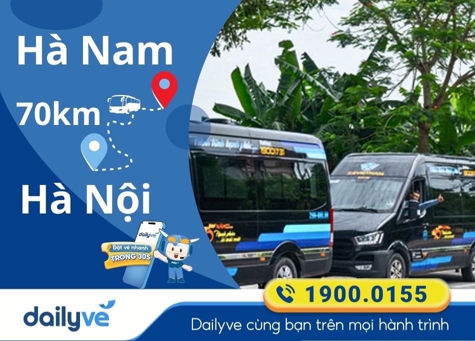 Vé xe Limousine từ Hà Nam đi Hà Nội