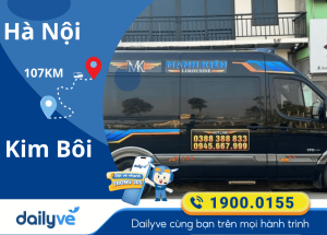 Vé xe từ Hà Nội đi Kim Bôi