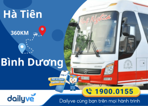 Vé xe từ Hà Tiên đi Bình Dương