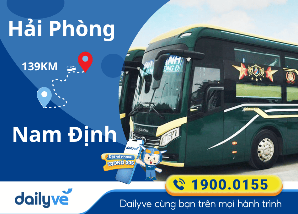 Vé xe từ Hải Phòng đi Nam Định