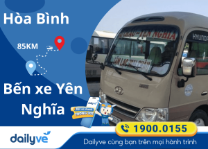 Vé xe từ Hòa Bình đi Bến xe Yên Nghĩa