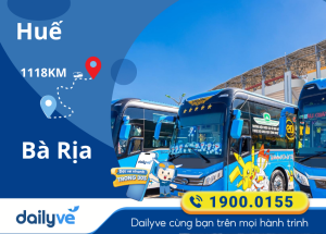 Vé xe từ Huế đi Bà Rịa