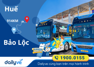 Vé xe từ Huế đi Bảo Lộc