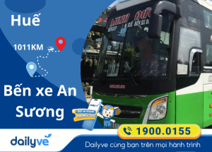 Vé xe từ Huế đi Bến xe An Sương
