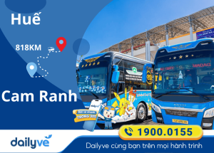 Vé xe từ Huế đi Cam Ranh