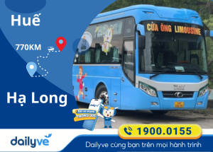 Vé xe từ Huế đi Hạ Long