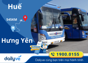 Vé xe từ Huế đi Hưng Yên