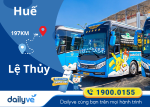 Vé xe từ Huế đi Lệ Thủy