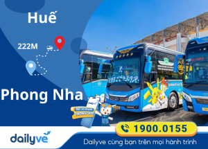 Vé xe từ Huế đi Phong Nha