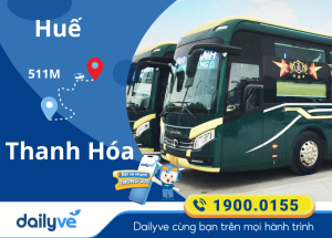 Vé xe từ Huế đi Thanh Hóa