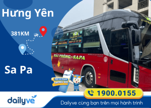 Vé xe từ Hưng Yên đi Sa Pa