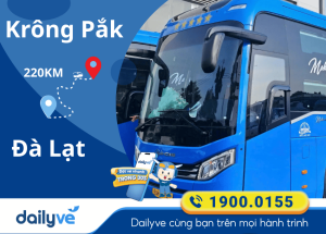 Vé xe từ Krông Pắk đi Đà Lạt