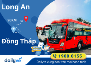 Vé xe từ Long An đi Đồng Tháo