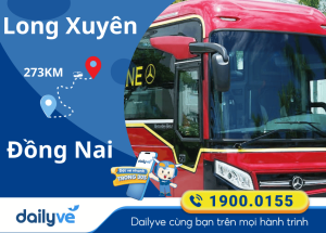 Vé xe từ Long Xuyên đi Đồng Nai