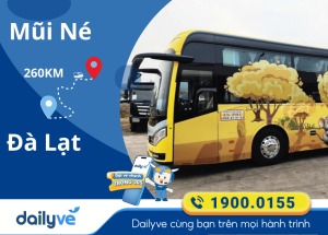 Vé xe từ Mũi Né đi Đà Lạt