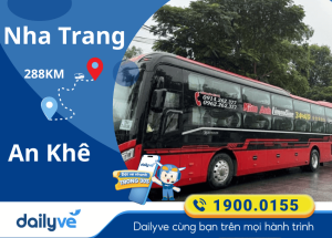 Vé xe từ Nha Trang đi An Khê