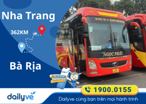 Vé xe từ Nha Trang đi Bà Rịa