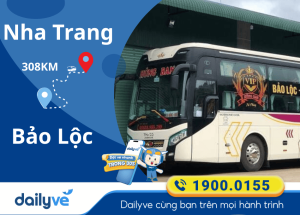 Vé xe từ Nha Trang đi Bảo Lộc