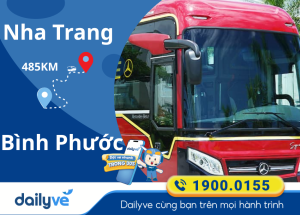 Vé xe từ Nha Trang đi Bình Phước