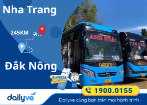 Vé xe từ Nha Trang đi Đắk Nông