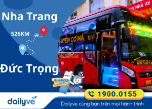 Vé xe từ Nha Trang đi Đức Trọng