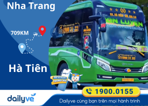 Vé xe từ Nha Trang đi Hà Tiên