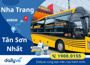 Vé xe từ Nha Trang đi Sân bay Tân Sơn Nhất