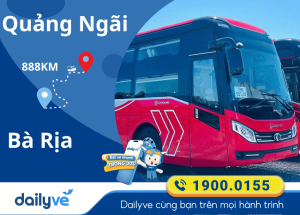Vé xe từ Quảng Ngãi đi Bà Rịa