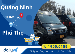 Vé xe từ Quảng Ninh đi Phú Thọ