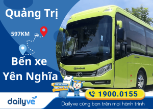 Vé xe từ Quảng Trị đi Bến xe Yên Nghĩa
