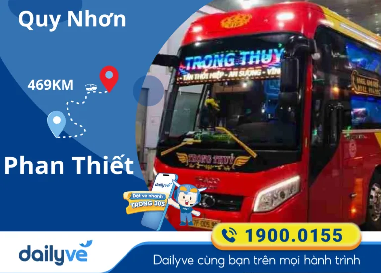 Vé xe từ Quy Nhơn đi Phan Thiết
